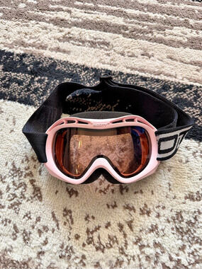Kids Scott Pink & Black Ski Goggles